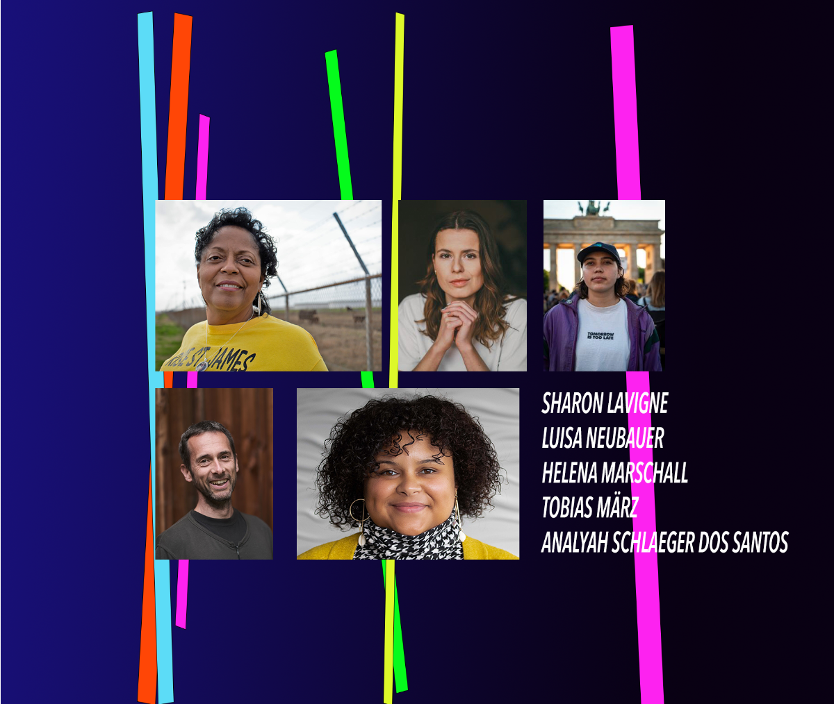 Photos and names of speaker